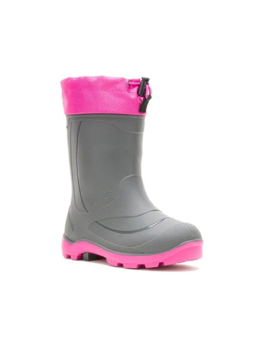 Size 11 Toddler Kamik Kids Pink and Gray Snow Boots